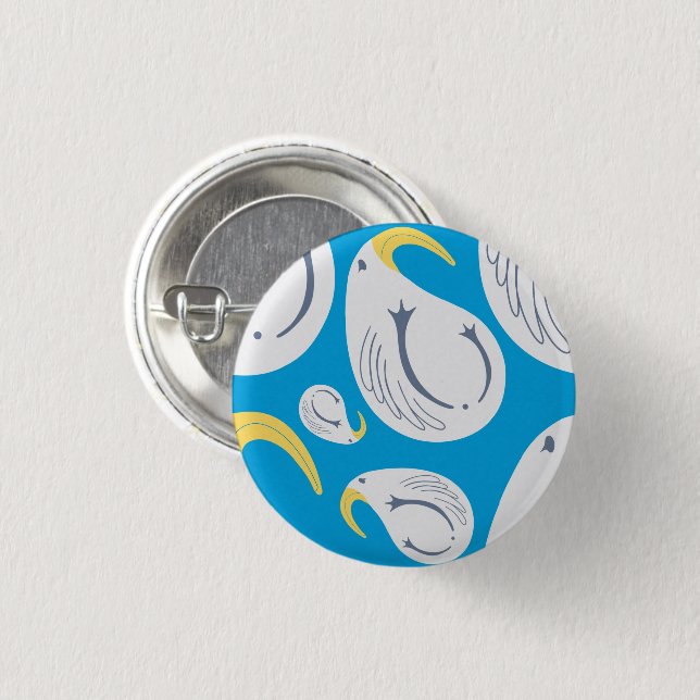 Albatross - Ocean Theme 3 Cm Round Badge (Front & Back)