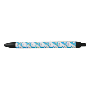 Albatross Party Blue, White, Yellow Kids Birthday Black Ink Pen