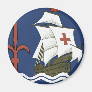 Albergo Columbia Genoa ~ Trieste Magnet