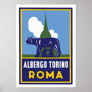 Albergo Torino Roma Poster
