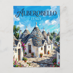 Alberobello Italy Postcard