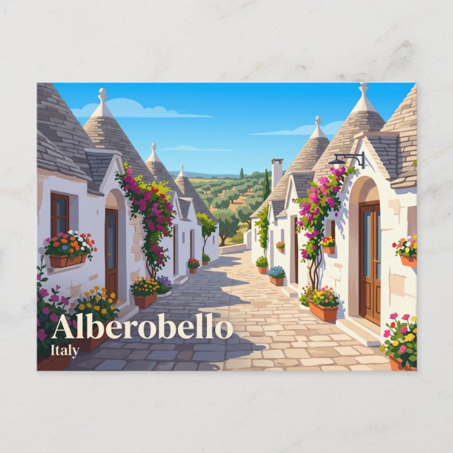 Alberobello Italy Postcard (Front)