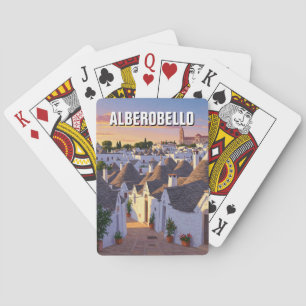 Alberobello Italy Trulli houses Travel Playing Cards