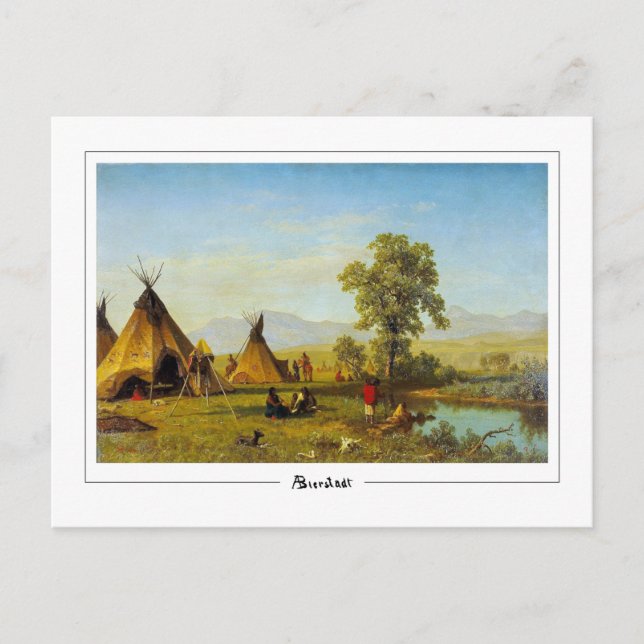 Albert Bierstadt #118 - Fine Art Postcard (Front)