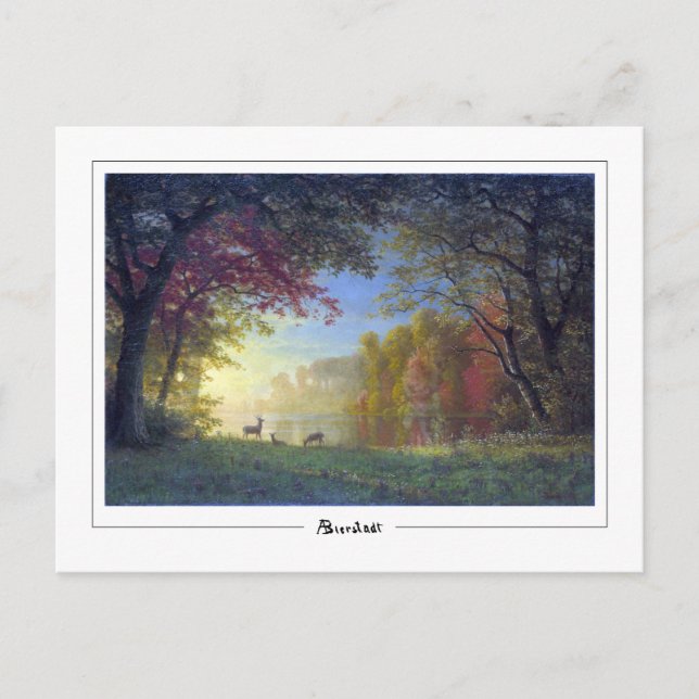 Albert Bierstadt #134 - Fine Art Postcard (Front)