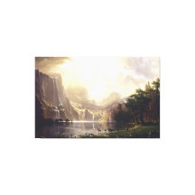 Albert Bierstadt -  Among the Sierra Nevada Calif