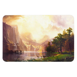 Albert Bierstadt Among the Sierra Nevada Magnet