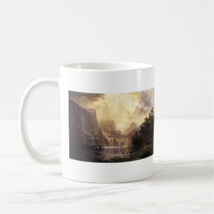 Albert Bierstadt Among the Sierra Nevada Mountains Coffee Mug