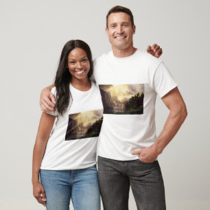 Albert Bierstadt Among the Sierra Nevada Mountains T-Shirt