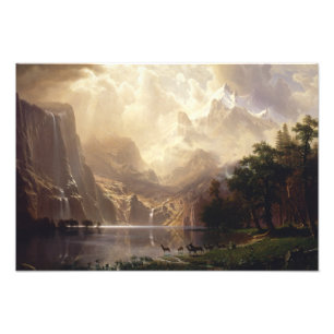 Albert Bierstadt - Among the Sierra Nevada Photo Print