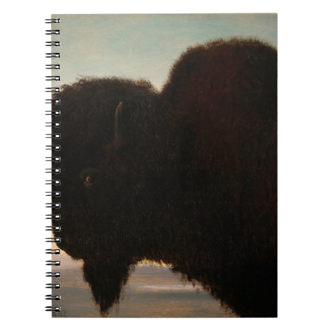 Albert Bierstadt Buffalo Head Notebook (Front)
