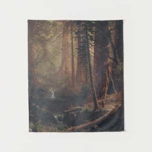 Albert Bierstadt Giant Redwood Trees of California Tapestry