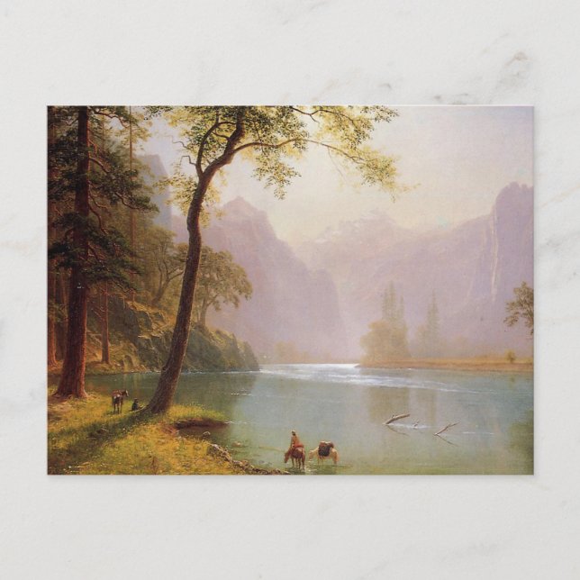 Albert Bierstadt, Kerns River Valley California Postcard (Front)