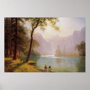 Albert Bierstadt, Kerns River Valley California. Poster