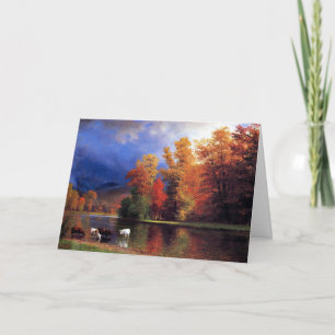 Albert Bierstadt - On the Saco Card