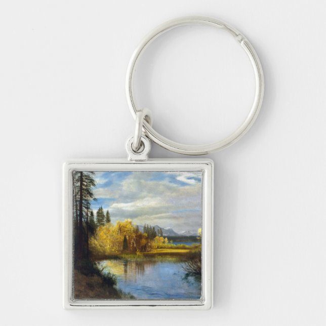 Albert Bierstadt Outlet at Lake Tahoe Key Ring (Front)