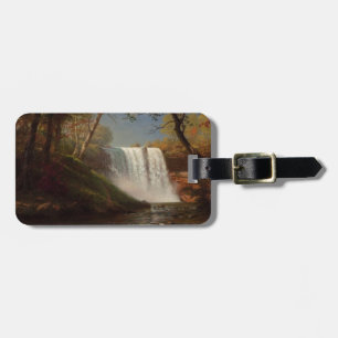 Albert Bierstadt Painting Forest Waterfall Destiny Luggage Tag