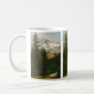 Albert Bierstadt Painting Snow in the High Country Coffee Mug