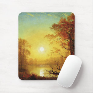Albert Bierstadt painting, Sunrise, Mouse Pad