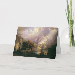 Albert Bierstadt "Rocky Mountain Landscape" 1870 Thank You Card
