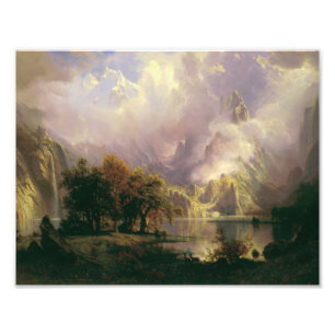 Albert Bierstadt - Rocky Mountain Landscape Photo Print