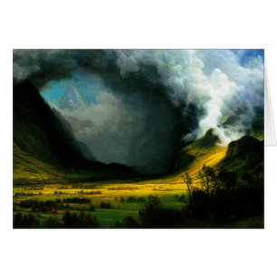 Albert Bierstadt Storm in The Mountains