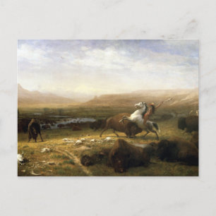 Albert Bierstadt The Last of the Buffalo Postcard