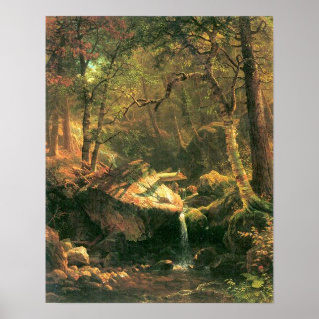 Albert Bierstadt-The Mountain Poster (Front)