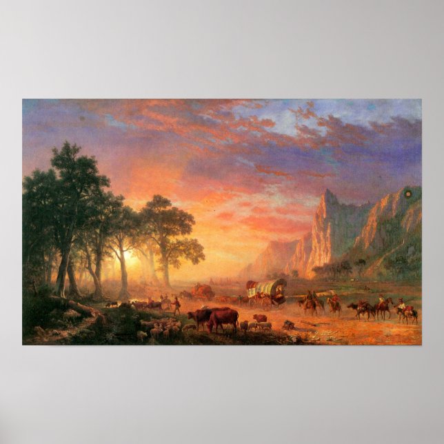 Albert Bierstadt-The Oregon Trail Poster (Front)