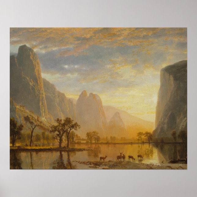 Albert Bierstadt - Valley of the Yosemite Poster (Front)