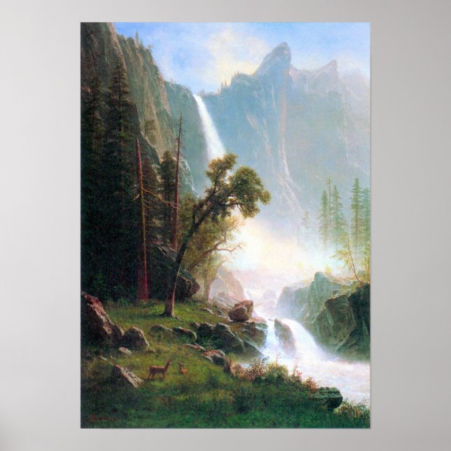 Albert Bierstadt-Yosemite Falls Poster (Front)