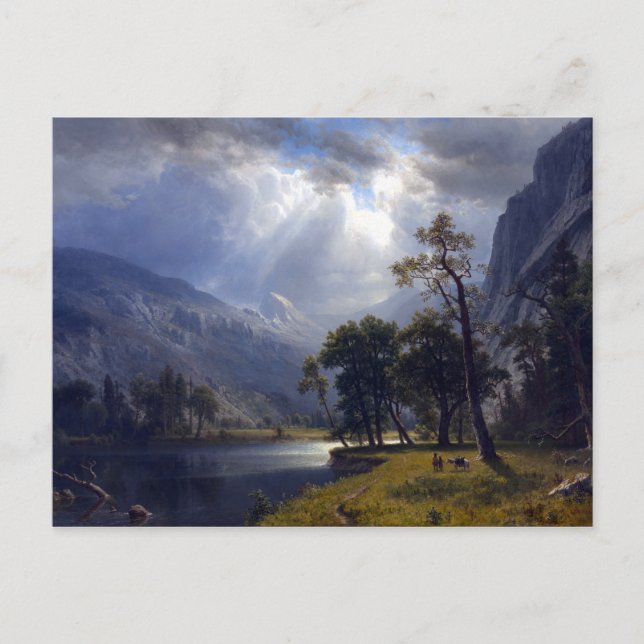Albert Bierstadt Yosemite Valley Postcard (Front)