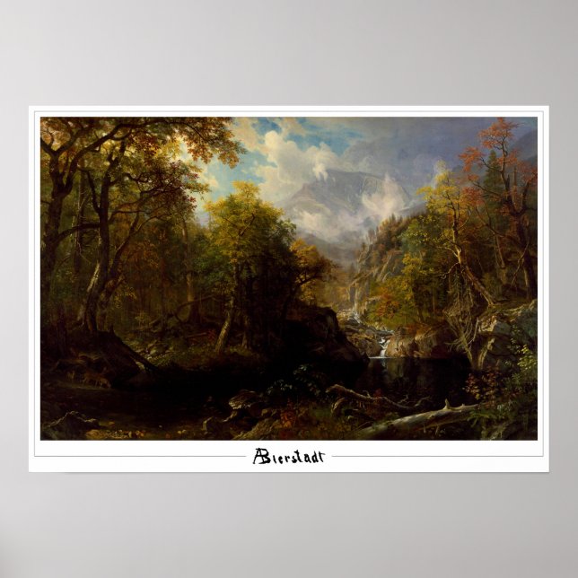 Albert Bierstadt Zedign Art Poster #109 (Front)