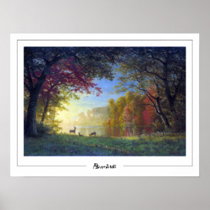 Albert Bierstadt Zedign Art Poster #11