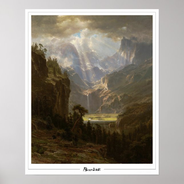 Albert Bierstadt Zedign Art Poster #52 (Front)