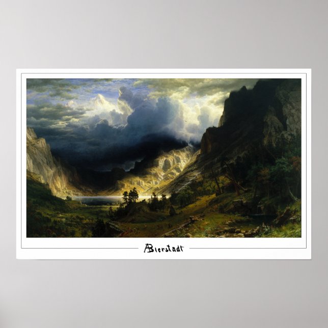 Albert Bierstadt Zedign Art Poster #60 (Front)