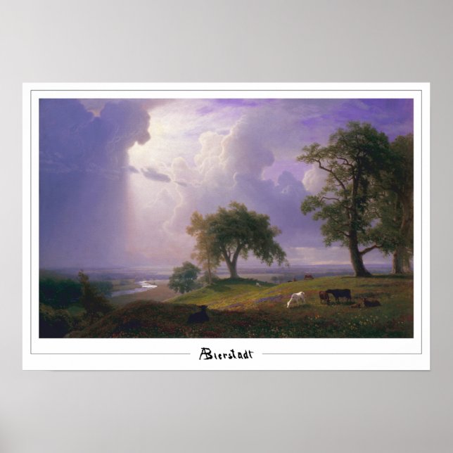 Albert Bierstadt Zedign Art Poster #99 (Front)