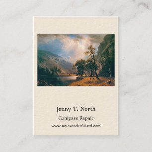 Albert Bierstadt's Half Dome Yosemite Valley, 1870 Business Card