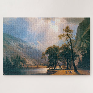 Albert Bierstadt's Half Dome Yosemite Valley, 1870 Jigsaw Puzzle