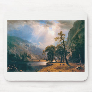 Albert Bierstadt's Half Dome Yosemite Valley, 1870 Mouse Pad
