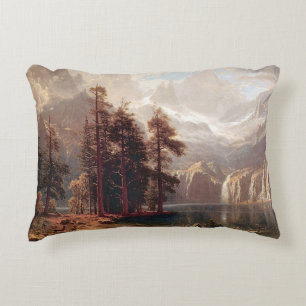 Albert Bierstadt's Sierra Nevada, 1871 Decorative Cushion