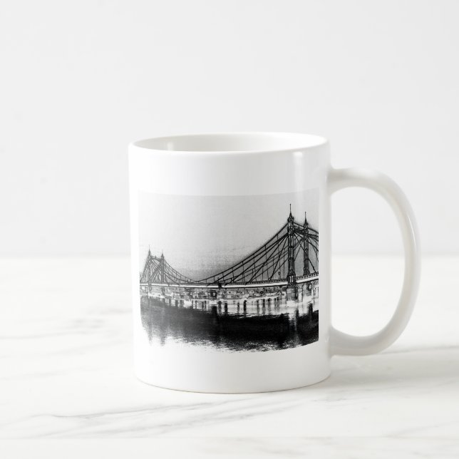 Albert Bridge London Coffee Mug (Right)