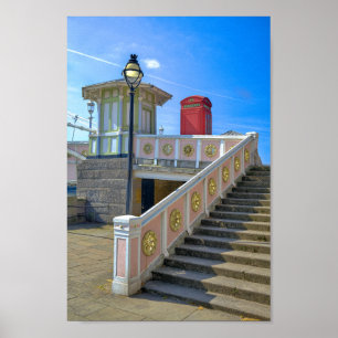 Albert Bridge, London UK 12" x 8" Poster