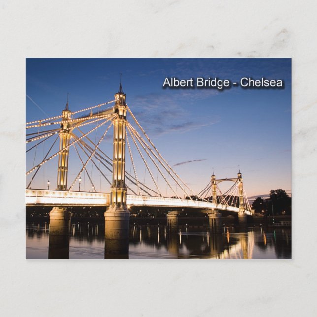 Albert Bridge Postcard (Front)