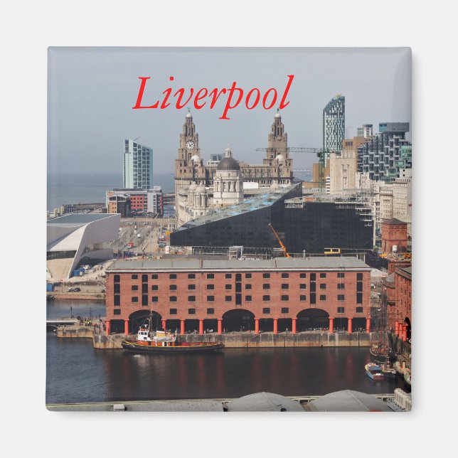 Albert Dock - Fridge Magnet (Front)