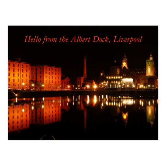 Albert dock, Hello from the Albert Dock, Liverpool Postcard