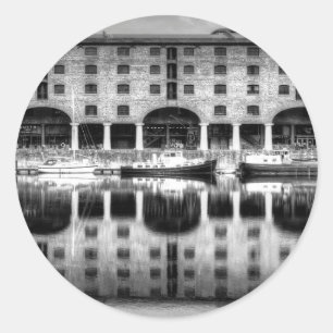 Albert Dock Liverpool Classic Round Sticker
