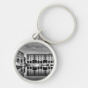 Albert Dock Liverpool Reflections Key Ring