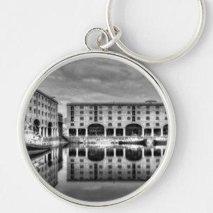 Albert Dock Liverpool Reflections Key Ring