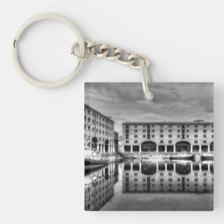 Albert Dock Liverpool Reflections Key Ring